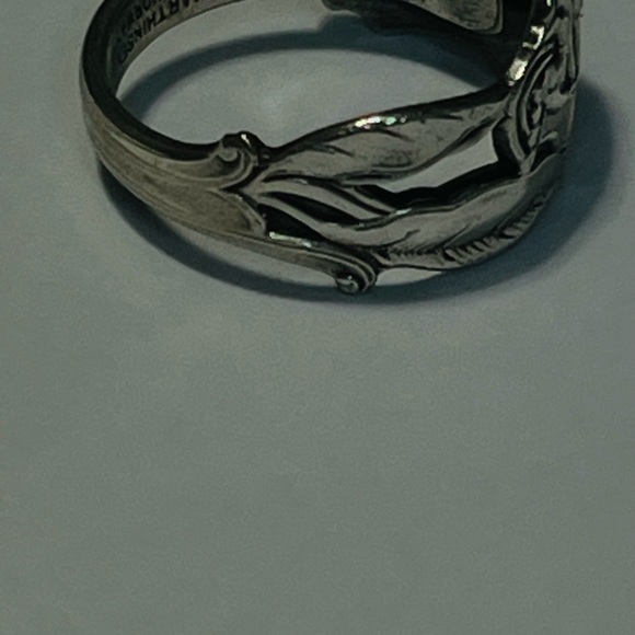 VTG TH. MARTHINSEN sterling spoon ring- size 6 - Picture 4 of 7